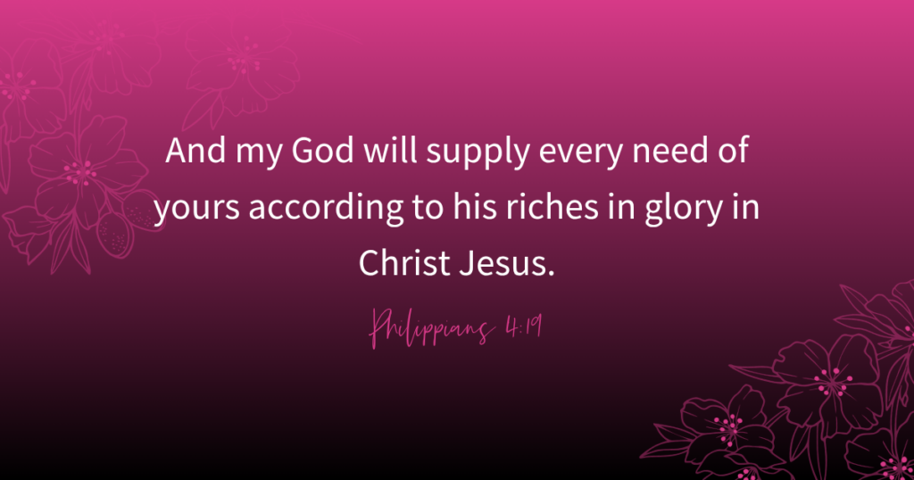 Philippians 4:19 | He Will Provide | Real Estate Bestie Devotional